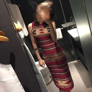 Ralph Lauren Striped Sleeveless Knit Dress